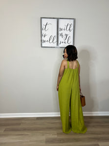 Chartreuse Jumpsuit